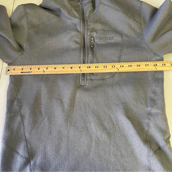 Marmot Men's Dark Gray Zip-Up Sweater - Picture 9 of 10